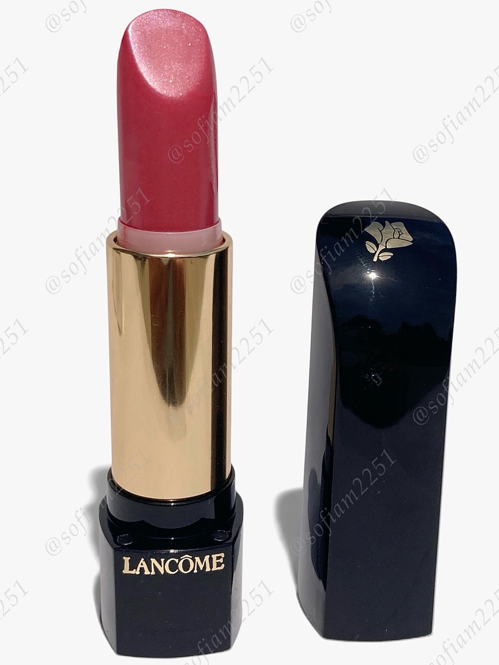 💖NEW!💖Lancôme 344 Jeweled Pink L’Absolu Rouge Cream Lipstick BNIB!